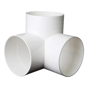 排水立体三通PVC 直角竖三通50 75 110管下水管道架子连接头管件