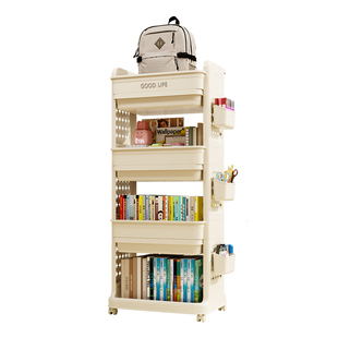 书包置物架可移动抽屉柜带轮学生教室桌边书本收纳架桌下放包神器