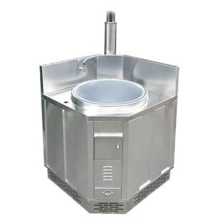 旺乡邻不锈钢柴火炉定制灶家用厨房转角柴火灶农村室内柴煤两用灶