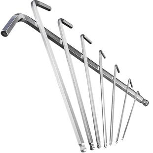 日本进口EIGHT百利特长公制内六角扳手标长球头内六角螺丝刀单个