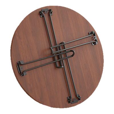 实木可折叠便携式圆桌矮桌方桌