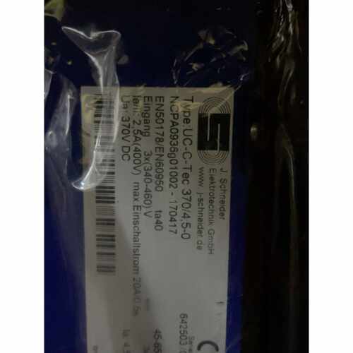 【请询价】德国J.SchneiderUCCTec3704.5