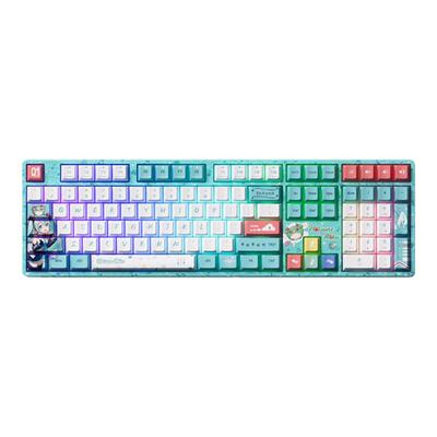 AKKO 5108B Plus 初音未来联名机械键盘少女办公游戏通用蓝牙无线