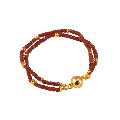 盐岛C龙系列红玛瑙手链