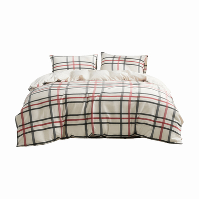 和锦生雅致老粗布全棉四件套