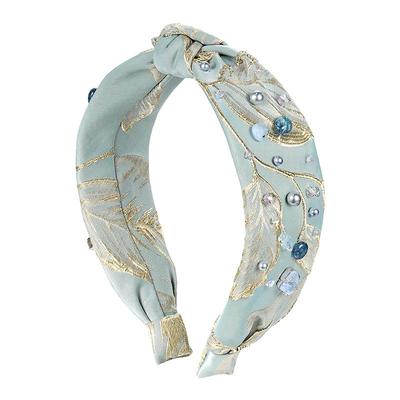 奢蔻手工布艺发箍水晶发饰头箍