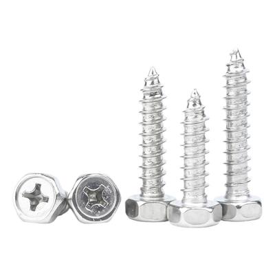 高回购！十字凹槽外六角自攻螺丝