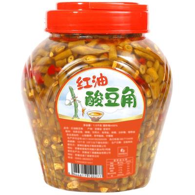 酸豆角瓶装安徽咸菜农家自制红油
