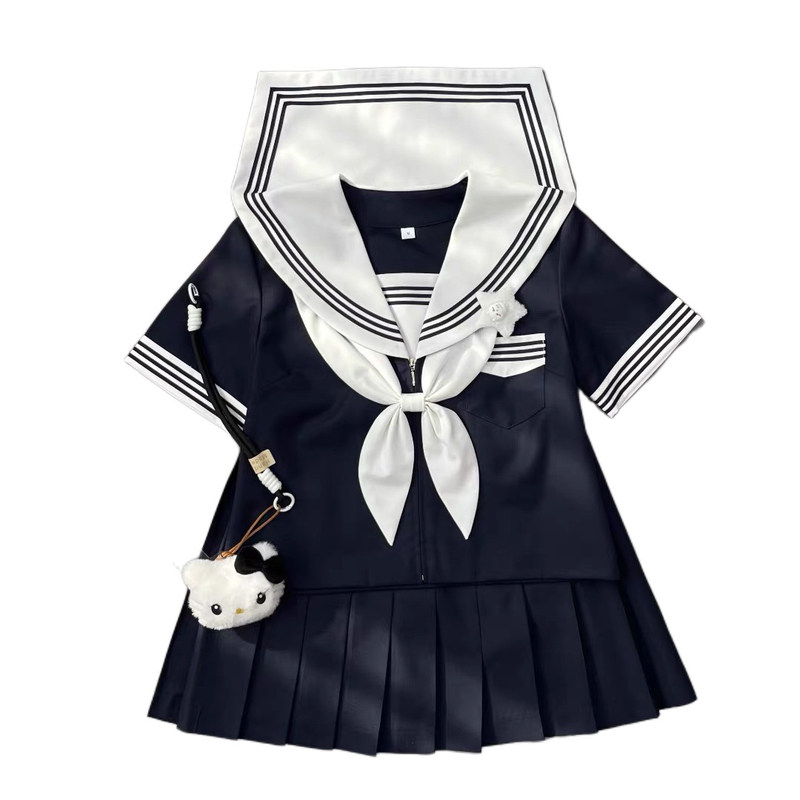 云靡jk日系不良JK水手服短袖套装