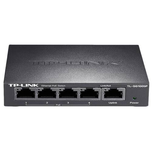 普联TP-LINK交换机POE供电4口5口6口tplink全千兆大功率IEEE802.3AT无线AP监控48V电源模块百兆TL-SG2206LP