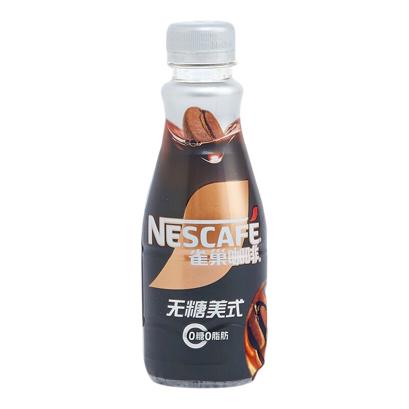 雀巢咖啡 香港进口优惠装0脂0糖美式咖啡代餐办公上班提神268ml*4