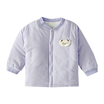 加厚保暖夹棉宝宝棉服婴儿冬装