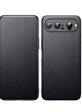 [现货秒发]适用华为Pura X View手机壳新款官方真皮磁吸翻盖puraxview新款智能磁吸保护套镜头全包简约防摔