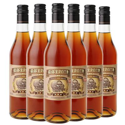 张裕三星金奖白兰地整箱6瓶
