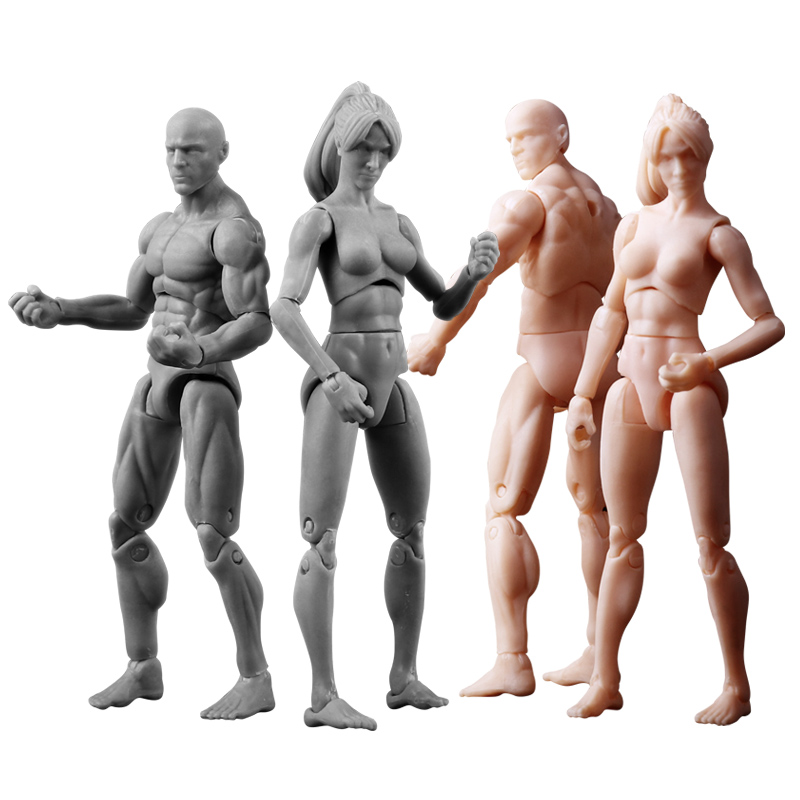 【WS动漫】一厂手办男女3.75寸素体人体人偶绘画1:18DIY专业喷涂