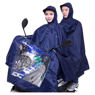 天堂摩托车雨衣电动车雨衣双人雨披男女成人母子加大加厚双人雨衣