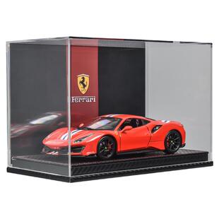 法拉利488模型仿真合金1比24车模收藏摆件正版汽车模型生日礼物男