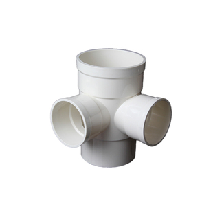 PVC160管件配件大全 内插变径三通50立体四通110平面排水缩口接头