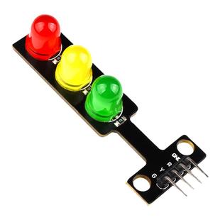 LED交通信号灯模块 电子积木 5V红绿灯发光模块 试用于树莓派