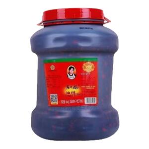 老干妈6kg商用大桶装风味豆豉油辣椒餐饮正品老干妈6kg贵州油辣椒