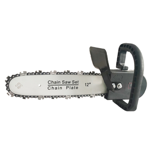 新款角磨机锯木神电锯链条多功能两用角磨机正牌改装配件电锯全套