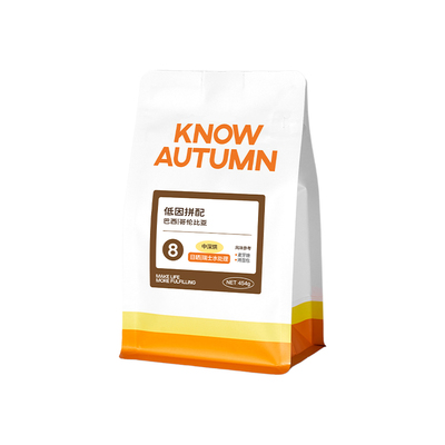 KNOW知秋咖啡 低因埃塞瑰夏低咖啡因脱因咖啡豆睡前喝中深烘200g