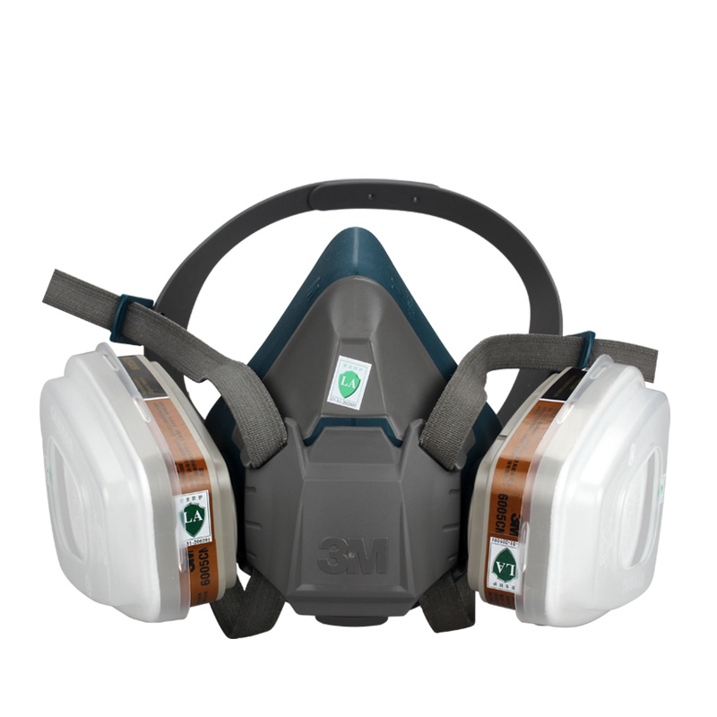3M6502配6005防毒面具七件套防装修甲醛有机蒸气实验室防粉尘面罩