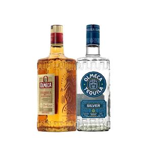 奥美加金银标龙舌兰酒OLMECA墨西哥进口洋酒调酒鸡尾酒基酒700ml