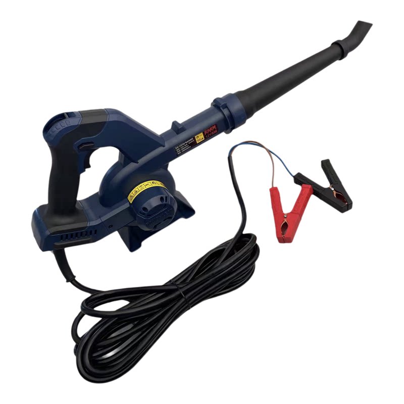 夹电瓶款12V24V大功率吹风机大风力工业强力车载家用鼓风机除尘器