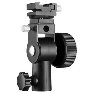 Godox 神牛热靴灯座D座闪光灯底座L/B/U 型灯座带伞孔可接柔光伞三脚架通用配件相机闪光灯通用多功能D型座
