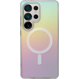 适用三星Galaxy手机壳S25防摔新款ultra保护套s24外壳p十U女款+白色5G高级感plus磁吸magsafe镭射渐变ins磨砂