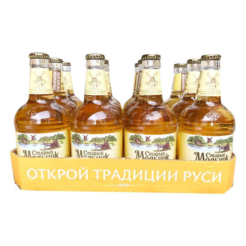 俄罗斯原装进口老米勒啤酒450ml