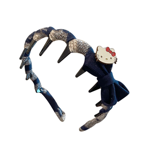 韩系发箍儿童带齿防滑不勒头卡通发饰女童宝宝过新年压碎发头箍女