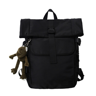 大容量15.6寸电脑背包韩版高中大学生女生手提双肩背包男纯色书包