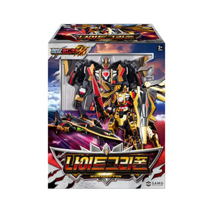 韩国正版Metal金属卡炫卡斗士W黑鹫骑士战斗机男孩变形机器人玩具