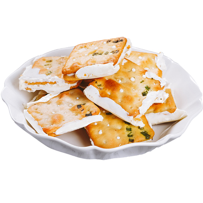 牛轧饼干香葱夹心手撕牛扎饼干 台湾古早味网红休闲小零食二两猫