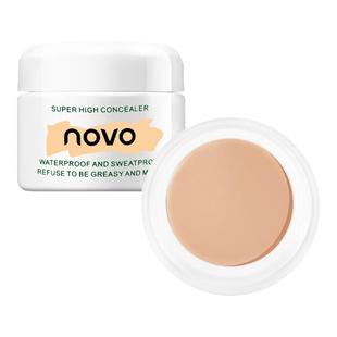 NOVO清明净遮瑕膏 强力遮盖斑点脸部痘印痘痘黑眼圈粉底膏彩妆女