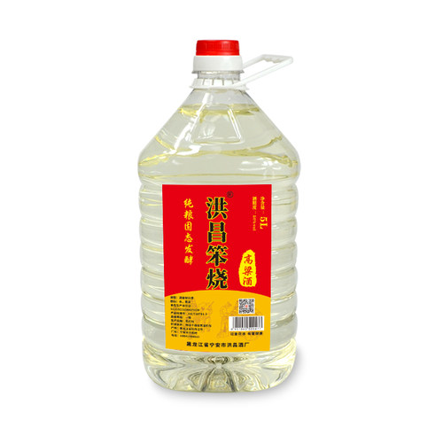 东北纯高粱酒小烧清香型高度纯粮食白酒50度大桶装散酒洪昌笨烧