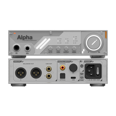 DIGI AESTH Alpha 桌面解码器耳放一体机hifi发烧DAC放大器 D&A