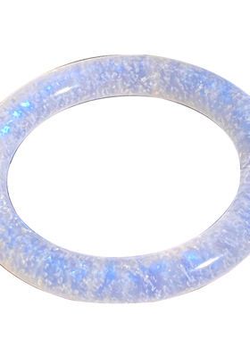 天然蓝光月光石手镯强蓝光