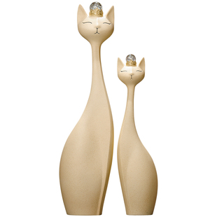 创意招财猫进门玄关装饰落地摆件客厅电视柜旁工艺品客厅竖高大号