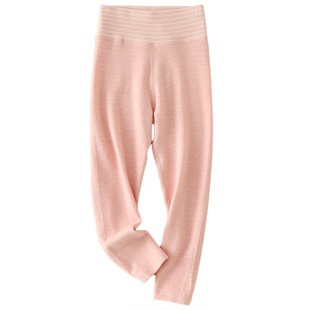 儿童高腰保暖裤德绒发热加绒加厚秋冬男童棉毛裤女童加绒裤打底裤