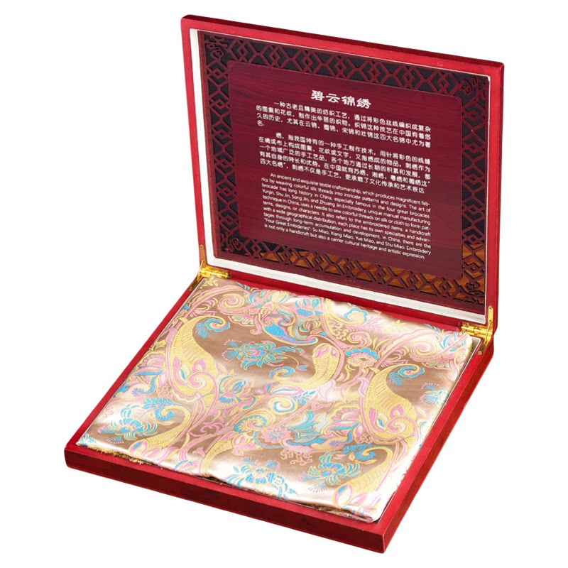 南京特色礼品云锦披肩女士披风织锦围脖女士生日礼物商务伴手礼