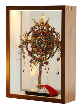 喜扇展示盒收纳相框空框