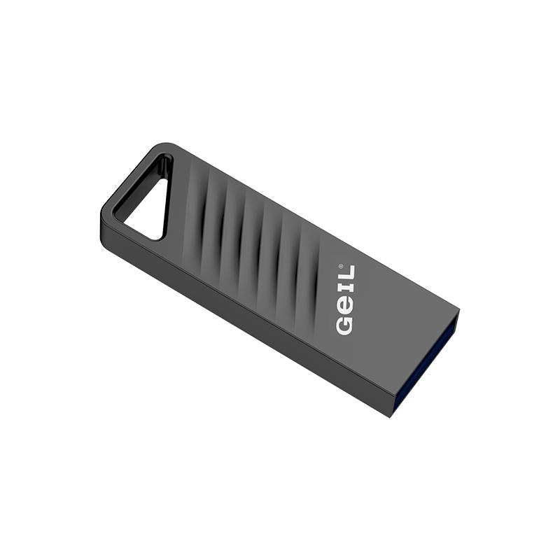 GeIL金邦GH330 优盘U盘高速usb3.2商务电脑办公金属256G大容量64G