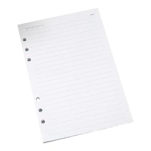 卡杰活页替芯活页本笔记本子6孔蘑菇扣M5/A7/A6/A5/B5活页芯加厚横线空白方格点阵纸手账替换内芯可拆卸定制