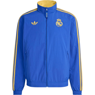 Adidas/阿迪达斯正品三叶草男士休闲双面穿足球运动外套JZ2236