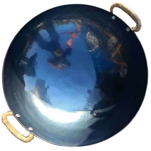 章丘手工铁锅官方旗舰双耳锅不粘锅炒菜锅锻打老式大铁锅炒锅家用