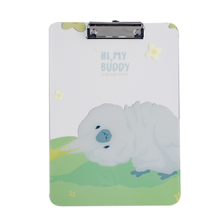 千鹦鸟舍原创小众设计可爱卡通鹦鹉周边文件夹板A4垫板书写板