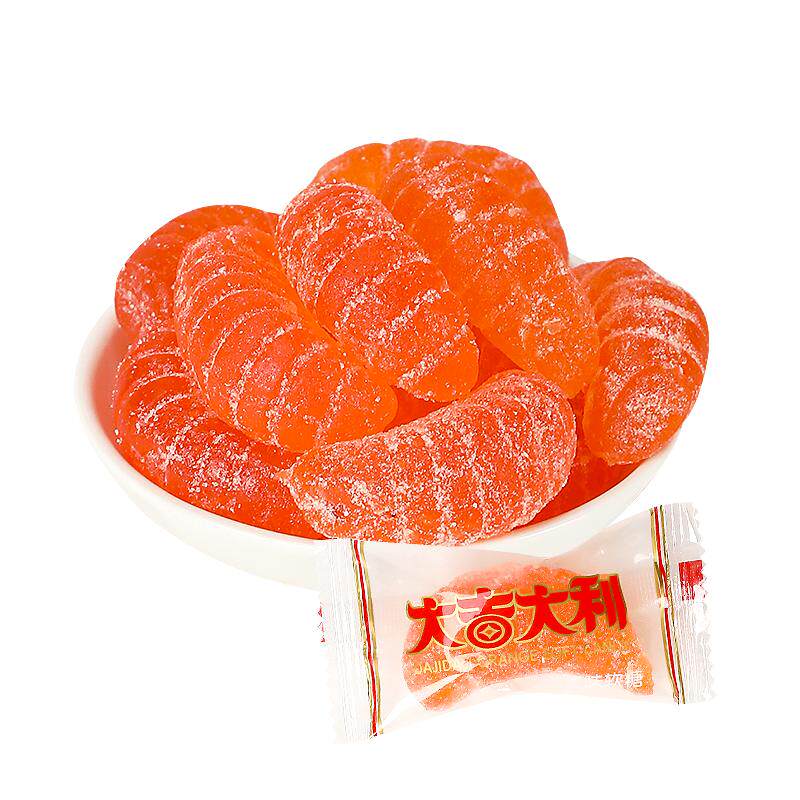 大吉大利橘子软糖过新年糖果